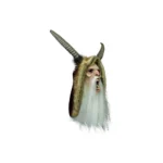 Krampus Mask – Movie Edition with Horns and Santa Hood 3