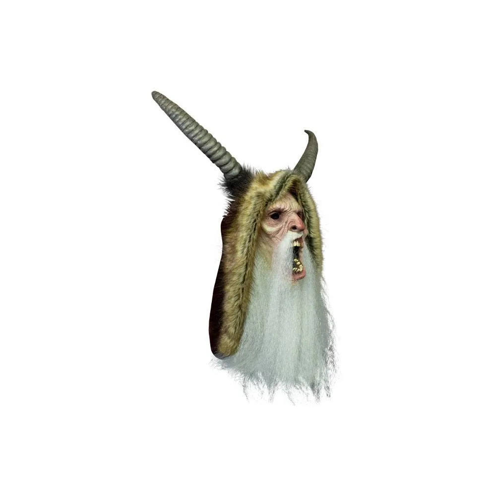 Krampus Mask – Movie Edition with Horns and Santa Hood 3