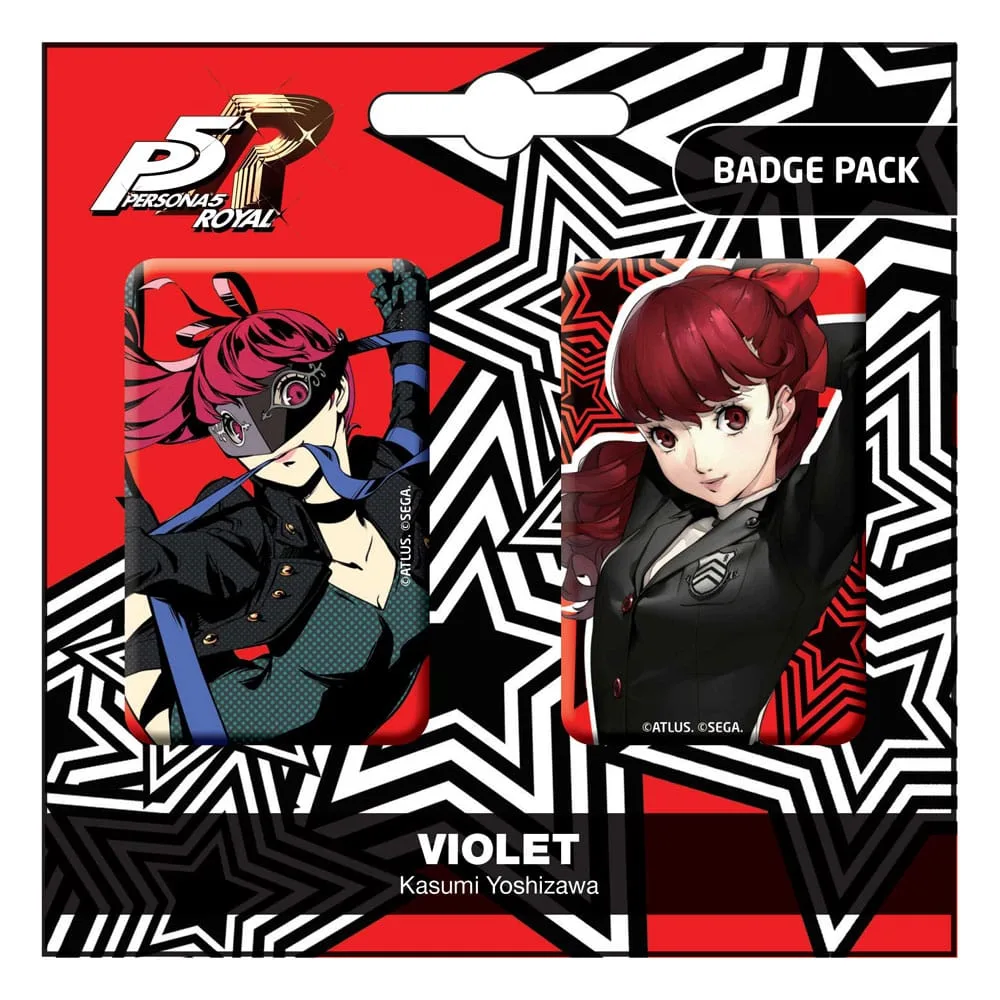 Persona 5 Royal Pin Badges – Violet and Kasumi Yoshizawa 2-Pack