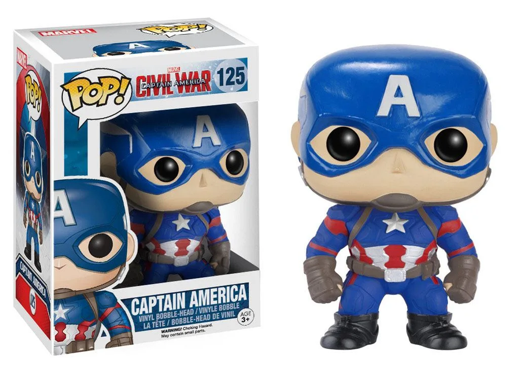 Marvel Civil War Pop Vinyl Figure – Captain America 10 cm