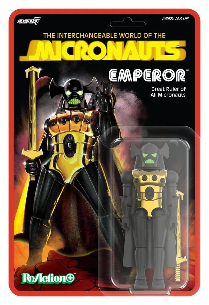 Micronauts Action Figure – Emperor ReAction Plus Wave 3 10 cm 2
