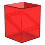 Ultimate Guard Deck Box – Boulder 100+ Clear Ruby 1