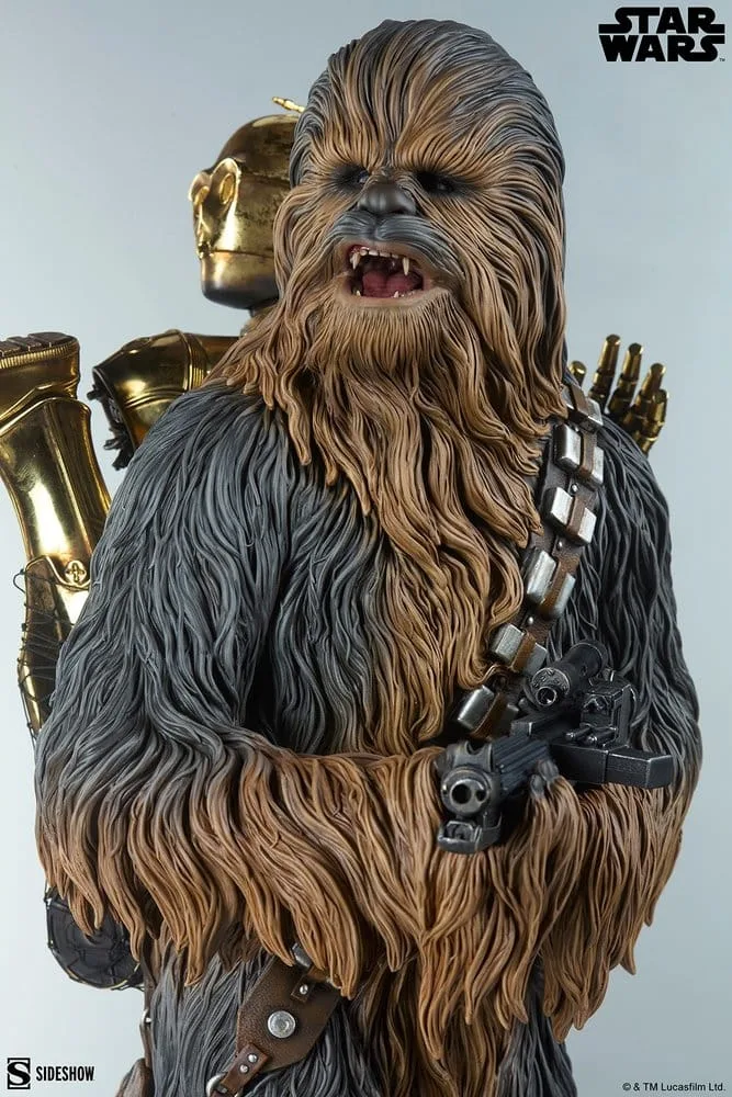 Star Wars Statue – Chewbacca and C-3PO Premium Format 63 cm 13
