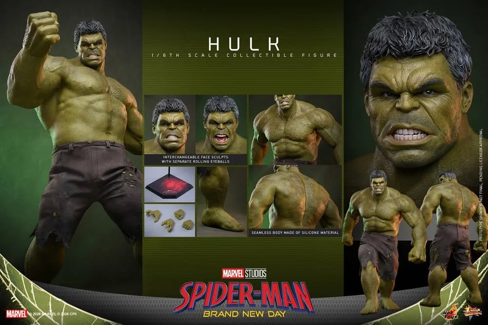 Spider-Man Brand New Day Action Figure – Hulk 1/6 Scale 51 cm 19