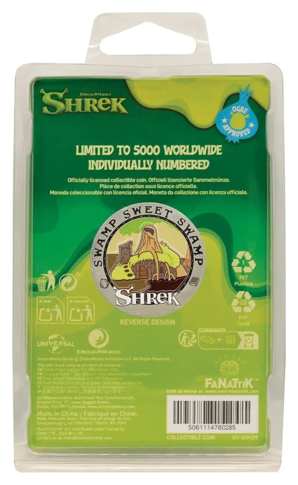 Shrek Collectible Coin – Swamp Sweet Swamp Limited Edition 4 cm 3