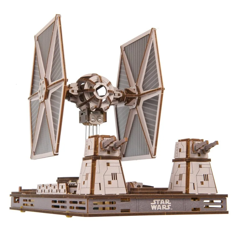 Star Wars Holzmodellbausatz – TIE Fighter mit Ständer 7