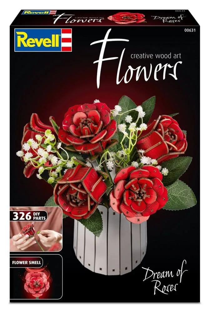 Bloemen bouwpakket – Revell Dream of Roses 22 x 22 cm 5