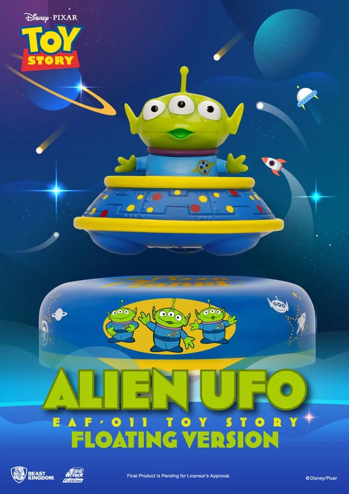 Toy Story Floating Model – Egg Attack Alien UFO 6 cm 4