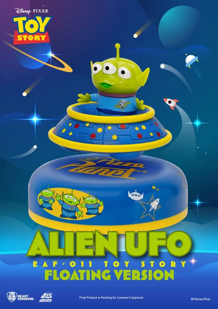 Toy Story Floating Model – Egg Attack Alien UFO 6 cm 3