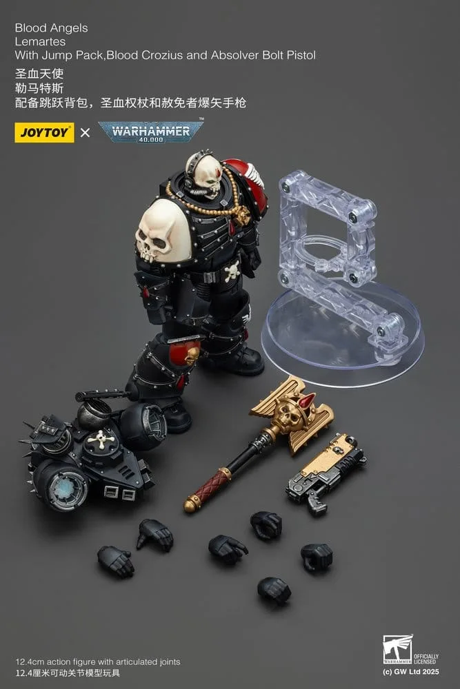 Warhammer 40,000 Action Figure – Blood Angels Lemartes 12.4 cm 2