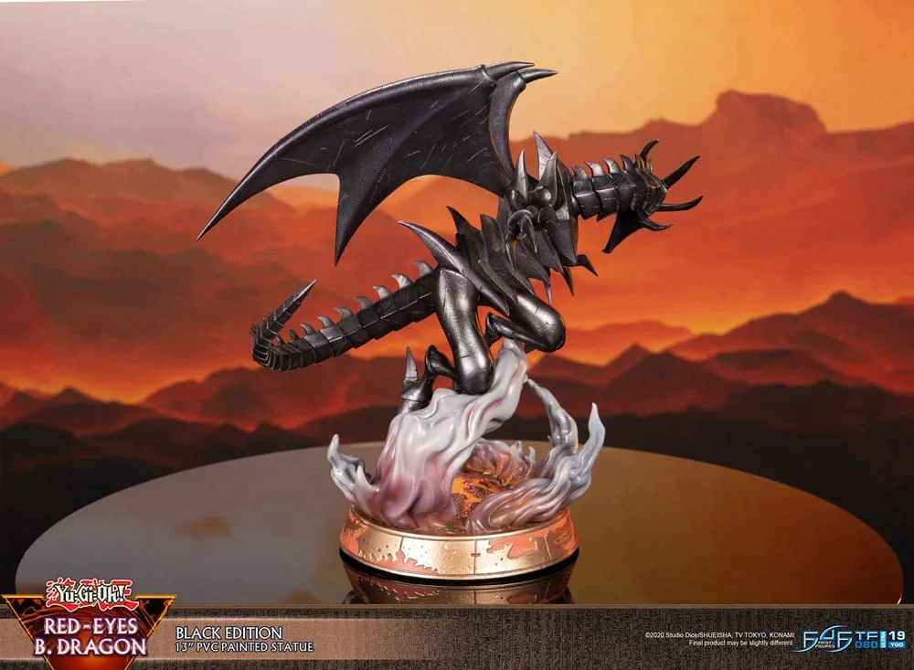 Yu-Gi-Oh! PVC Statue – Red-Eyes B. Dragon Black 33 cm 17
