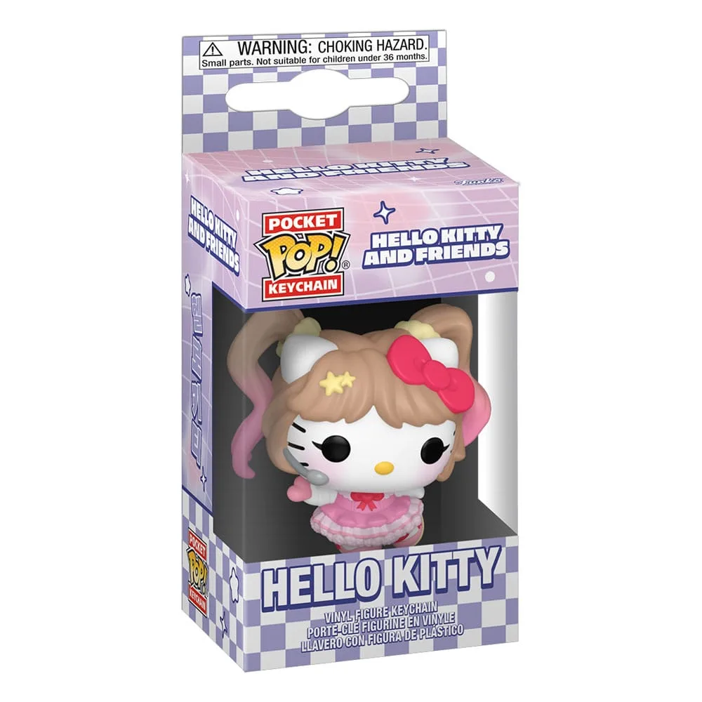 Hello Kitty POP Keychains – K-Pop Outfit Display of 12 4 cm 2