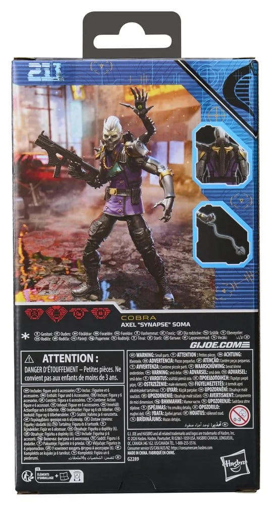 G.I. Joe Action Figure – Axel Synapse Soma Classified #211 15 cm 2
