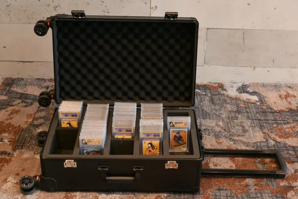 Evoretro Trading Card Case – 5-Row Wheeled Storage 56 x 35.4 cm 6