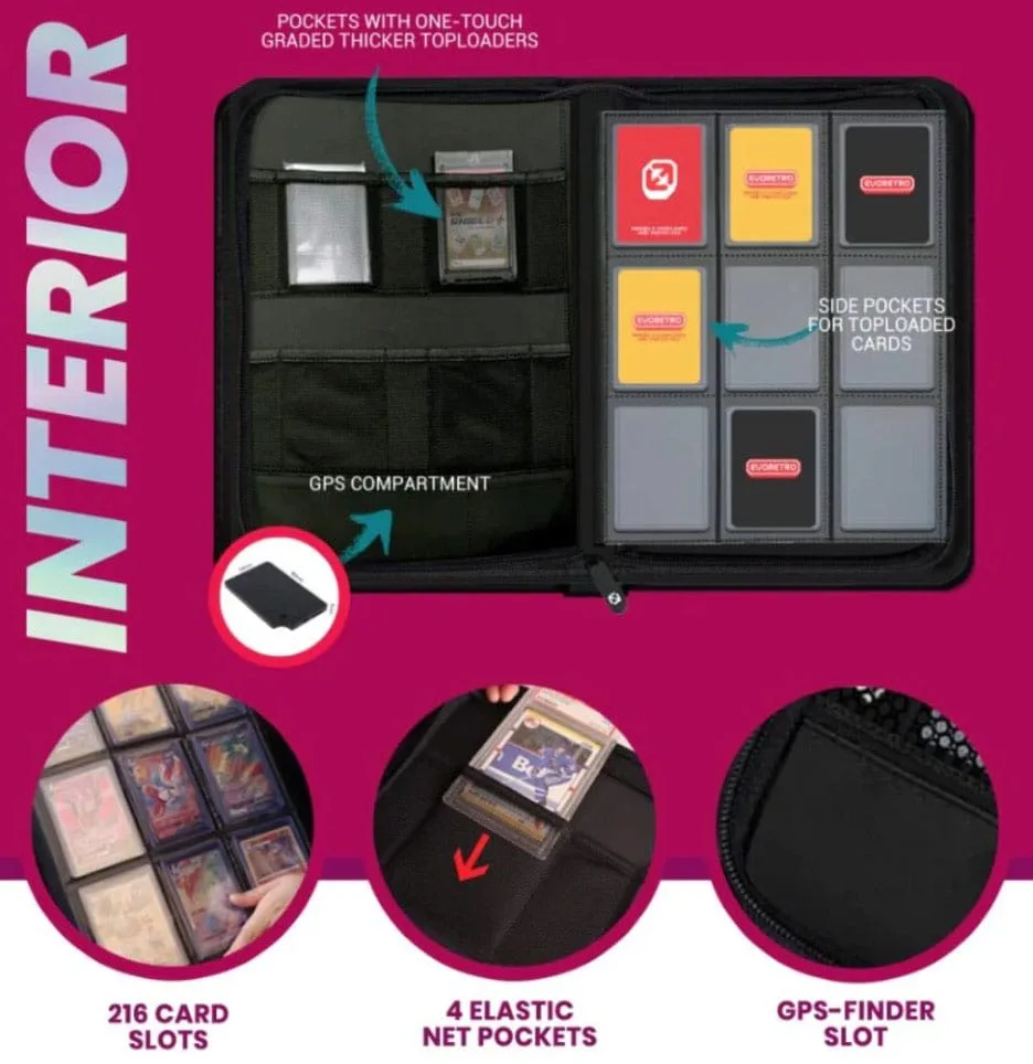 Evoretro Card Binder – Shield+ Neon Green 216 Cards 2
