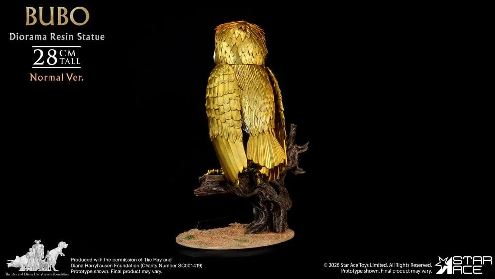 Ray Harryhausen Diorama Statue – Bubo Normal Version 28 cm 3