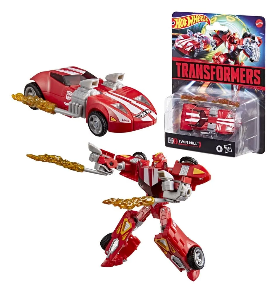 Transformers x Hot Wheels Action Figure – Twin Mill 12.5 cm 3