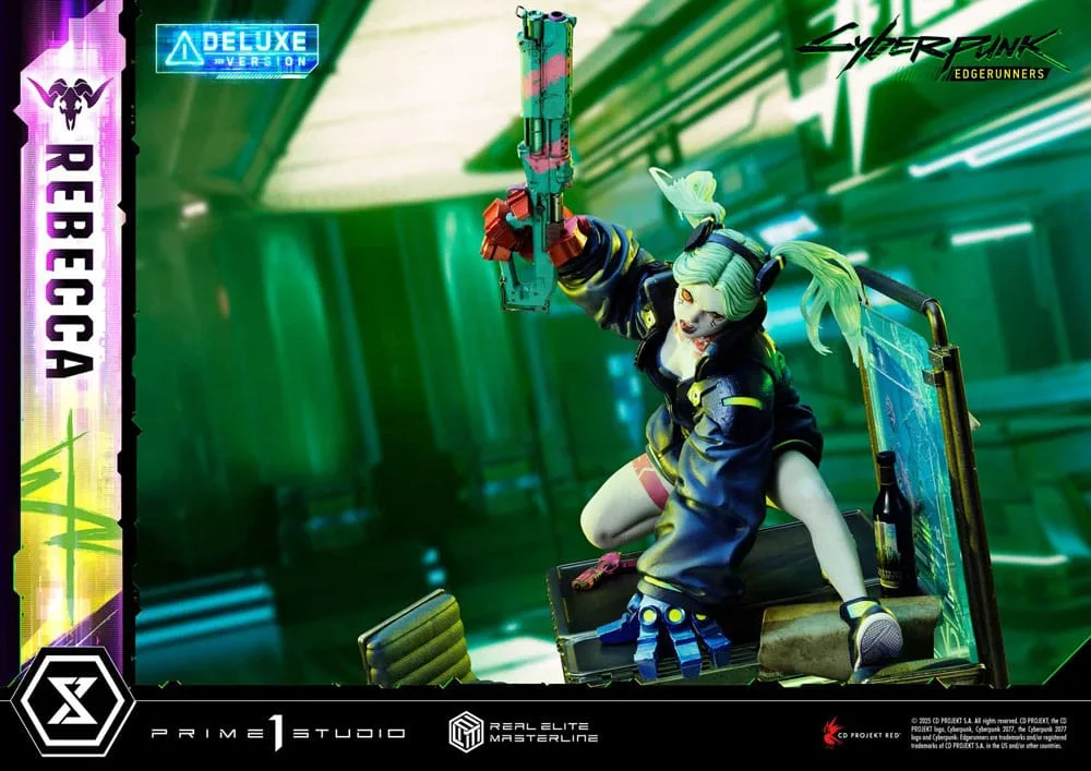 Cyberpunk Edgerunners Statue – Rebecca Deluxe Bonus 54 cm 12