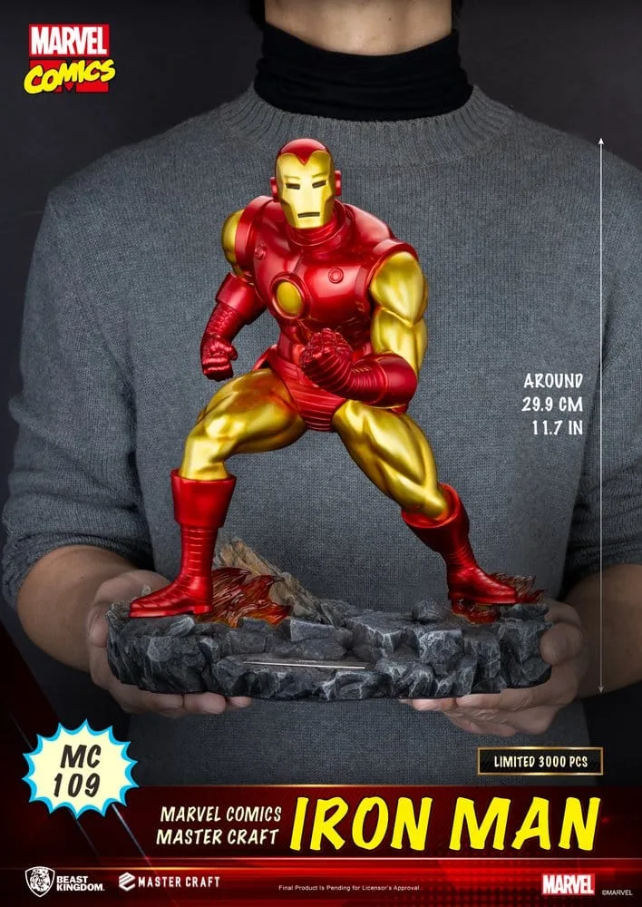 Marvel Comics Statue – Master Craft Iron Man 29 cm 8