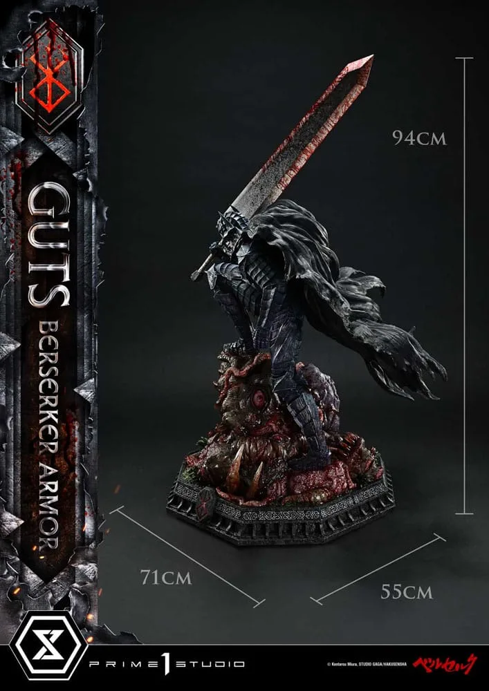 Berserk Statue – Guts Berserker Armor 1/4 Scale 94 cm 6