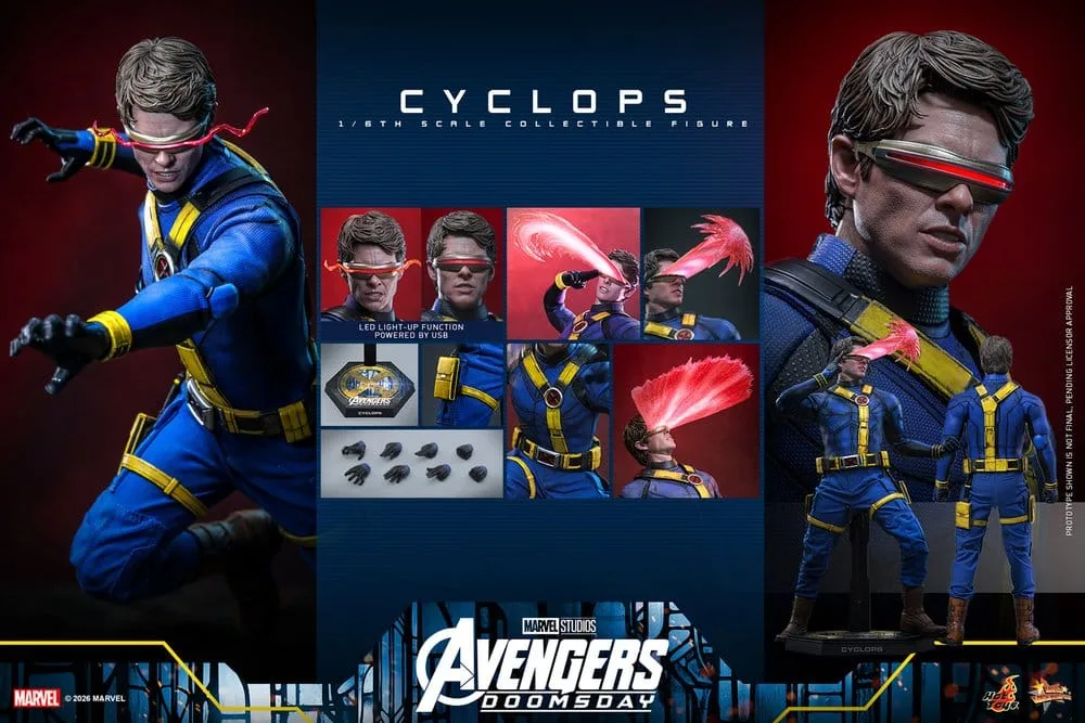 Avengers Doomsday Action Figure – Cyclops 1:6 30 cm 19