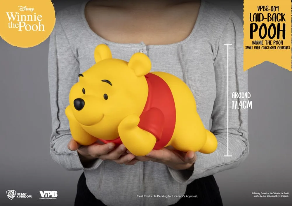 Winnie the Pooh Vinyl Bank – Laid-Back Pose 17 cm 7