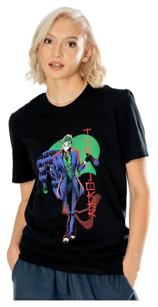 DC Comics T-Shirt – The Joker Anime Red Light Size S 3