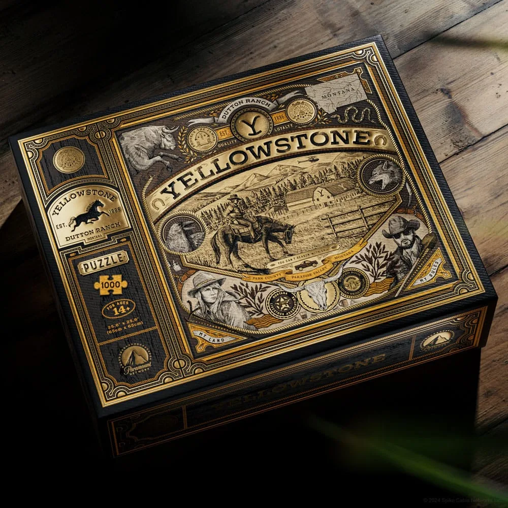 Yellowstone Jigsaw Puzzle – Dutton Ranch 1000 Pieces 65 x 65 cm 2