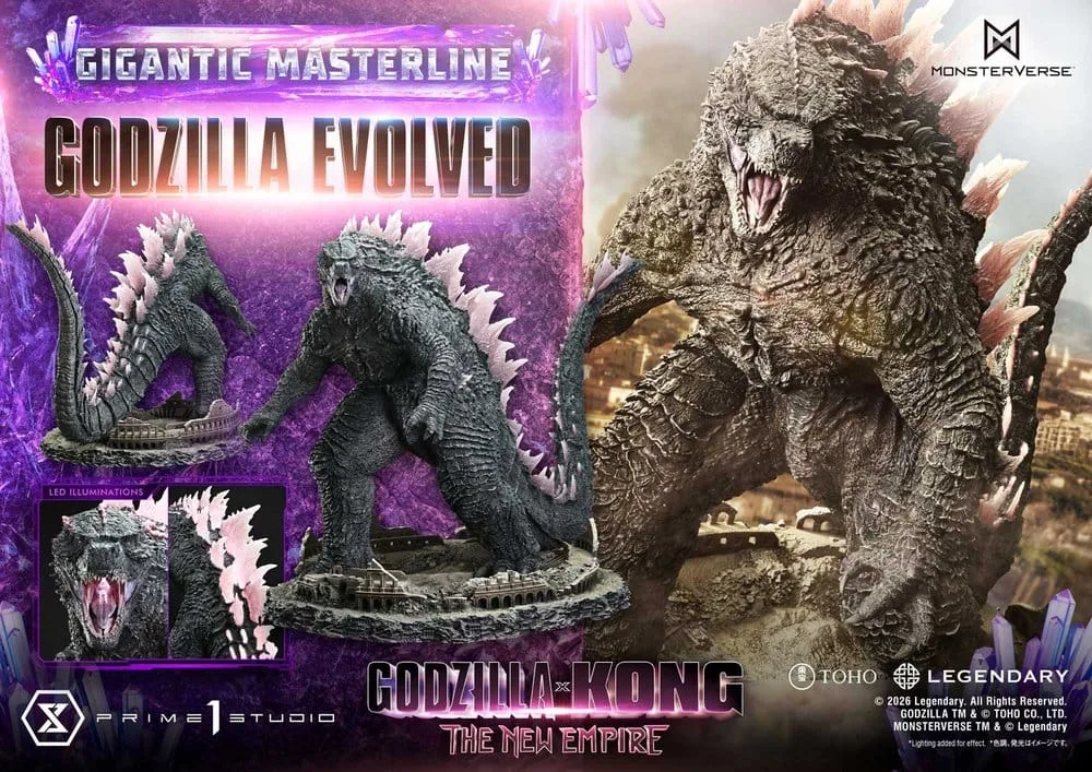 Godzilla x Kong Beeld – Godzilla Evolved Gigantic Masterline 93 cm 5