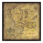 Lord of the Rings Puzzle – Middle Earth 1000 Pieces 60 x 60 cm 1