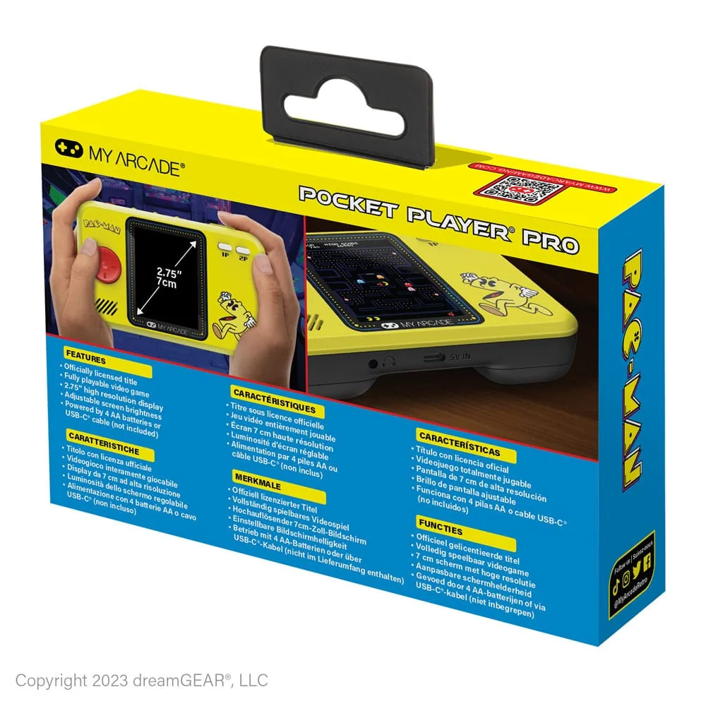 Pac-Man Handheld Gaming System – Pocket Player Pro 4