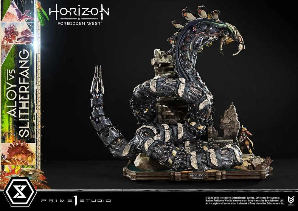Horizon Forbidden West Diorama – Aloy vs Slitherfang 82 cm 3