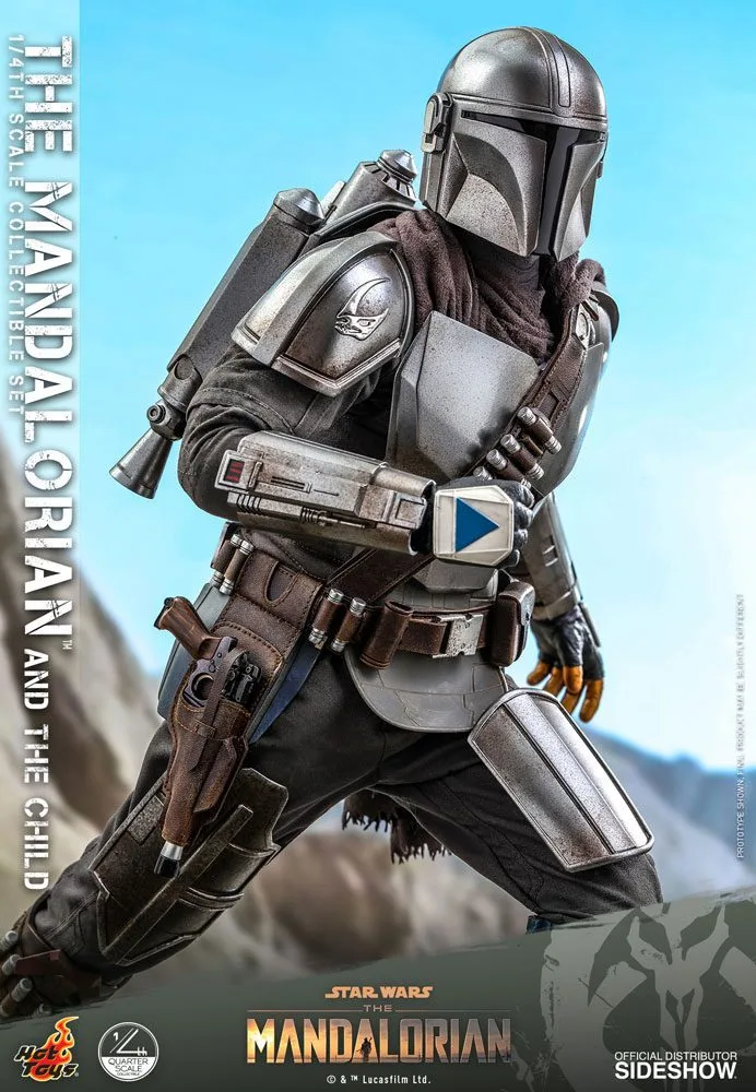 Star Wars Action Figure Set – The Mandalorian and The Child 1/4 12