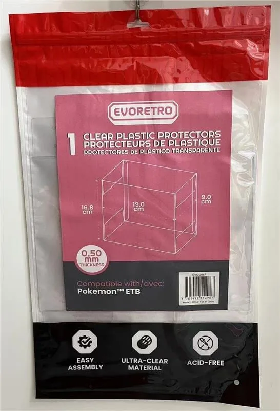 Pokémon ETB Display Case Protector – Evoretro PET 1-Pack 7