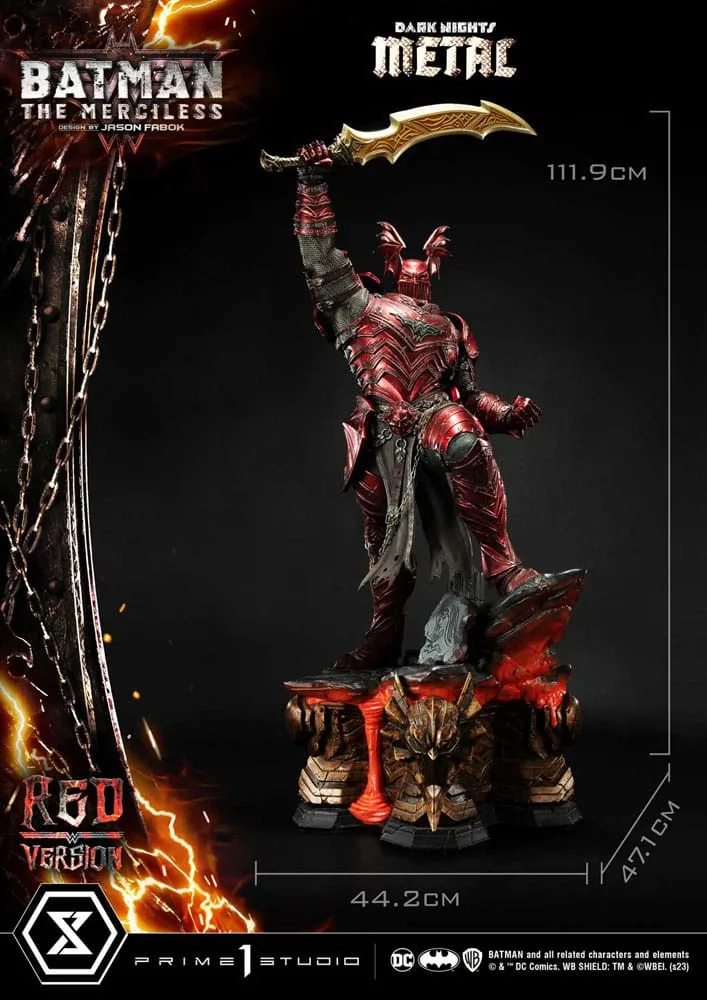 Dark Nights Metal Statue – The Merciless Red Version 111 cm 8
