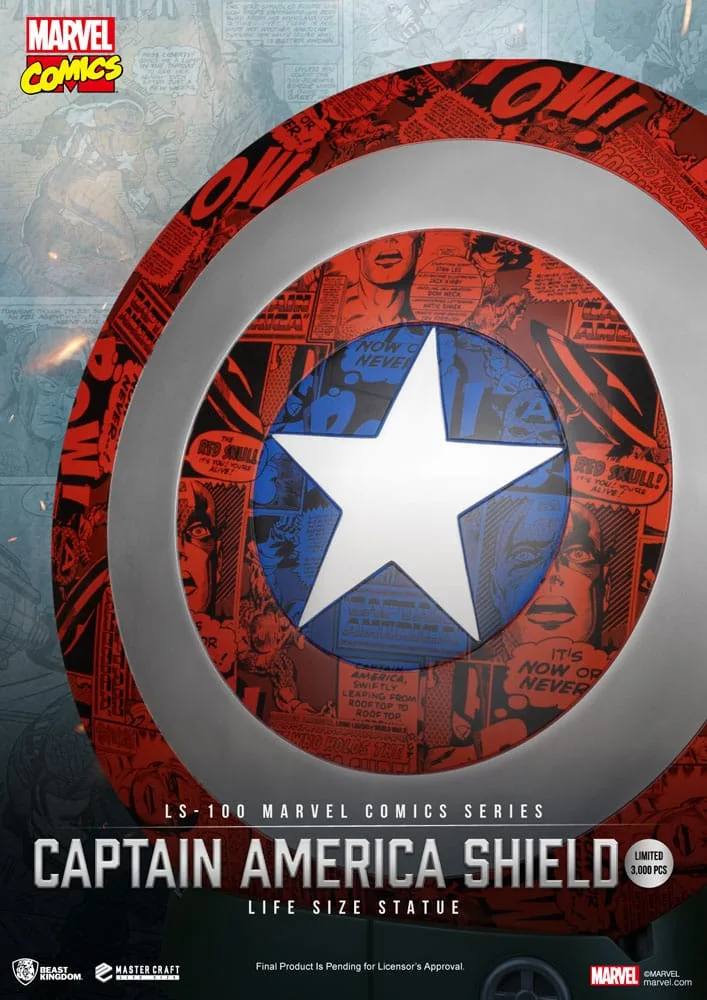 Marvel Statue – Captain America Shield Life Size 64 cm 6