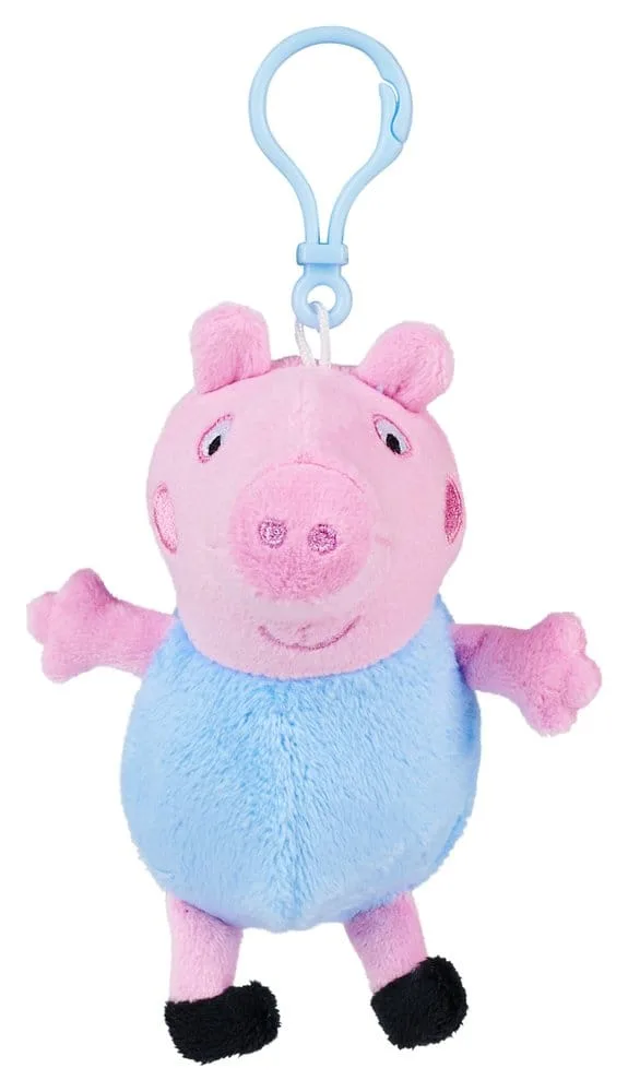 Peppa Pig pluchen sleutelhangers – Familiedisplay 18 stuks 5