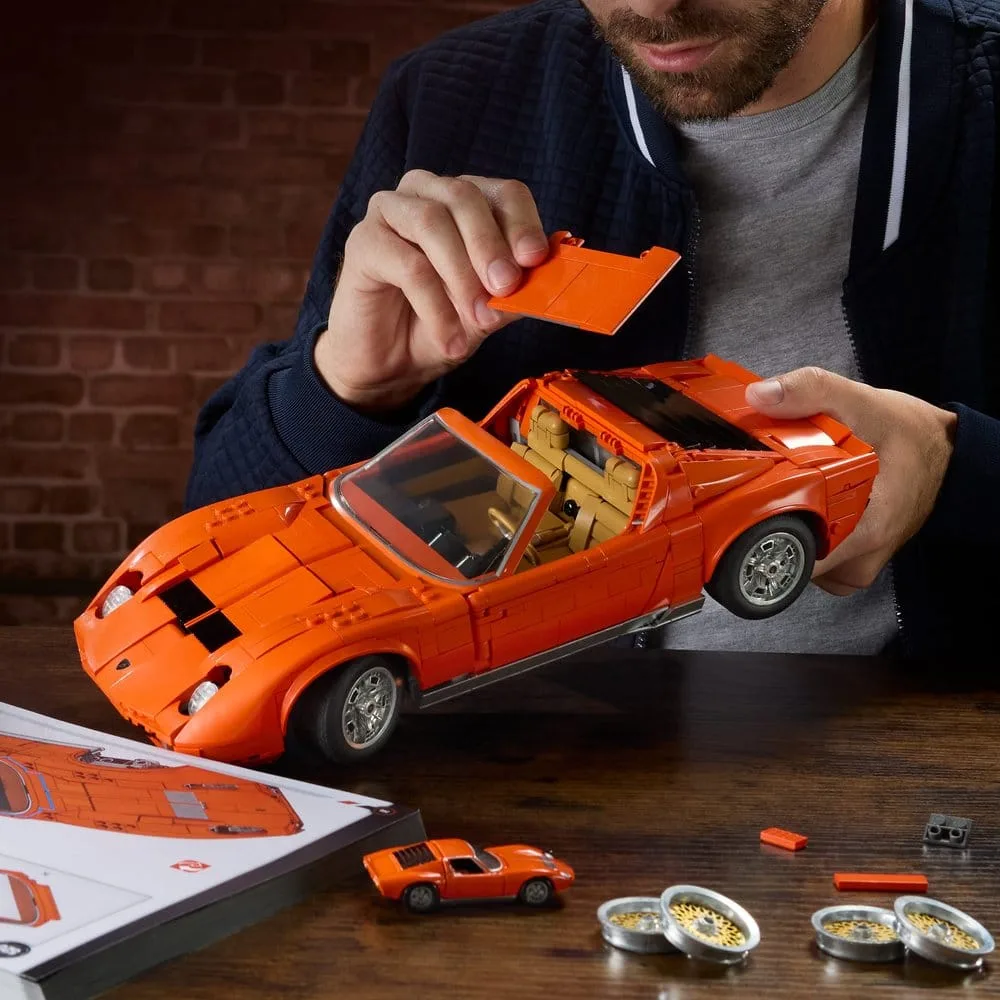 Hot Wheels Bouwset – Lamborghini Miura P400 SV 1:12 2