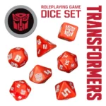 Transformers RPG Dice Set – 8-Piece Autobot Design 2