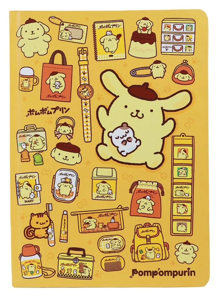 Sanrio Notebook – Pompompurin A5 1