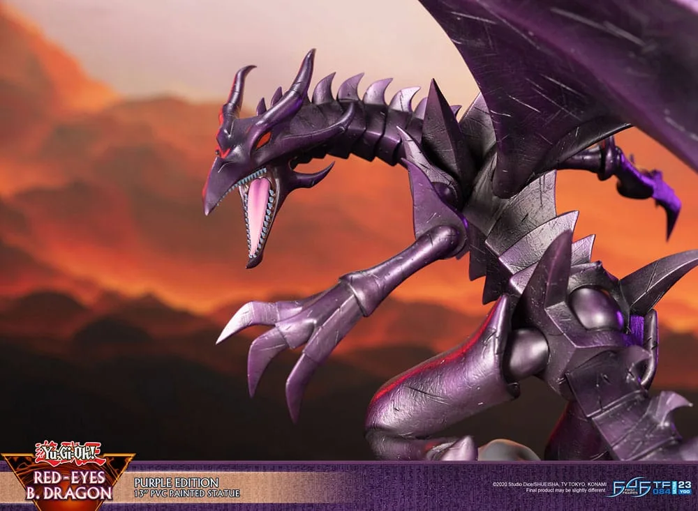 Yu-Gi-Oh Statue – Red-Eyes B. Dragon Purple 33 cm 29