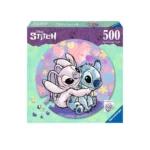 Lilo & Stitch Round Jigsaw Puzzle – 500 Pieces 52 cm 1