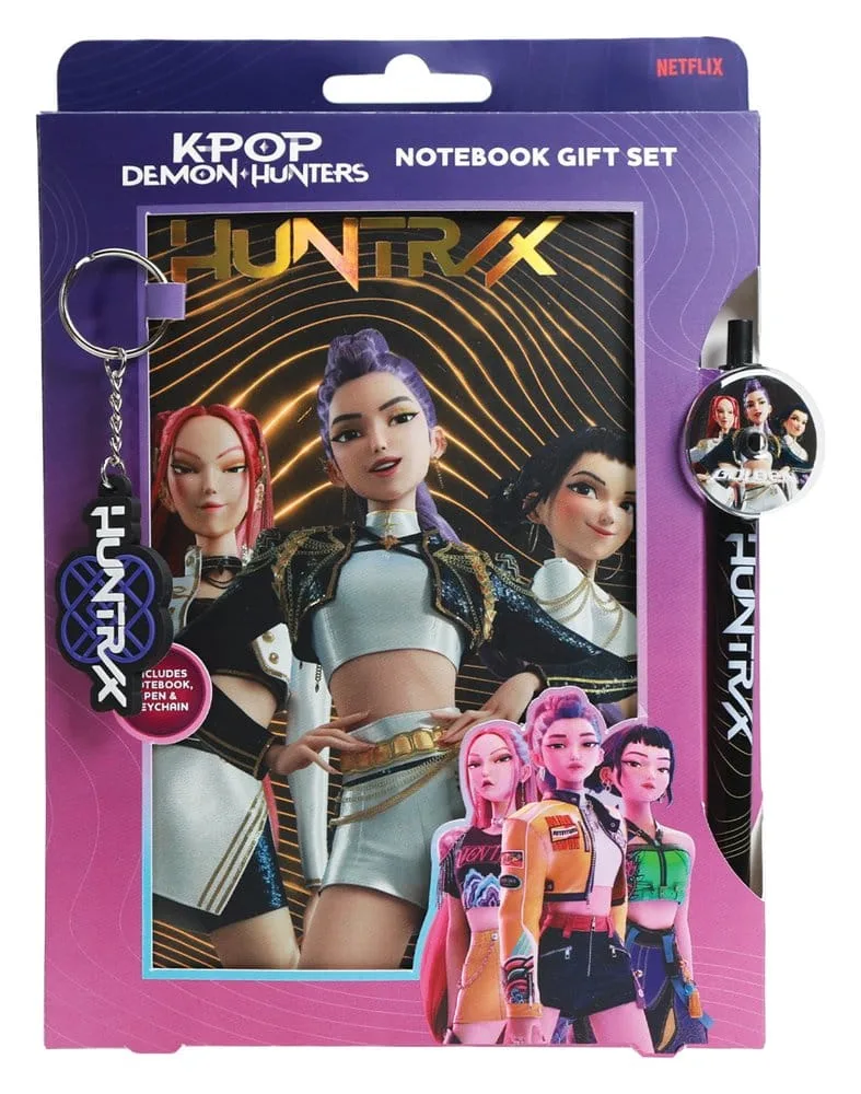 KPop Demon Hunters Notebook Gift Set – Golden