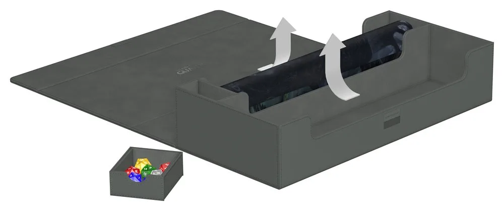 Ultimate Guard Card Storage Box – Superhive 550+ Xenoskin Grey 15