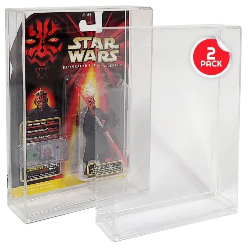 Evoretro Display Cases – Acrylic Action Figure 2-Pack