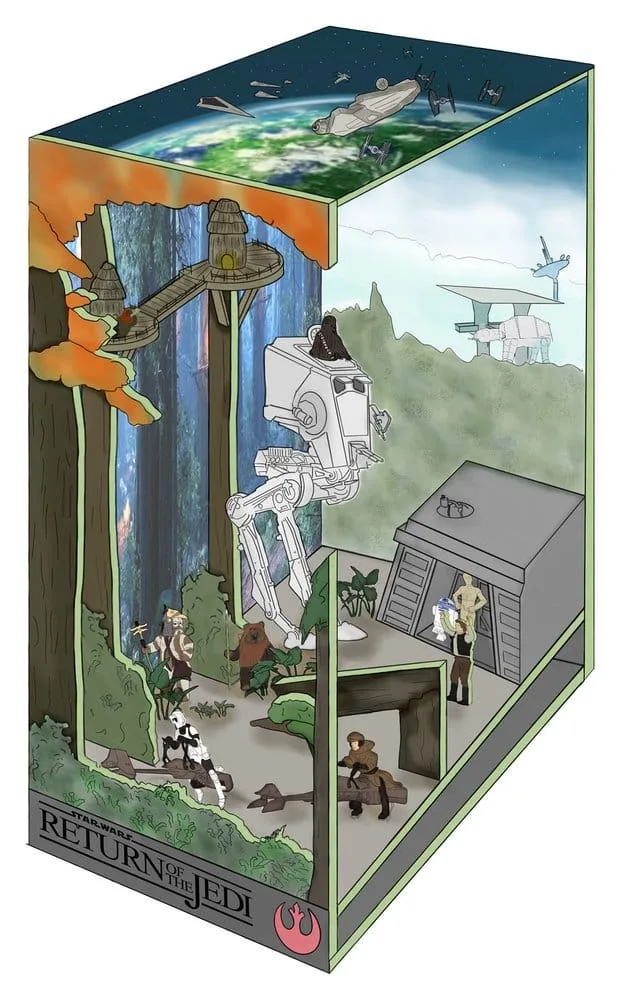 Star Wars Book Nook – Battle of Endor 23 cm