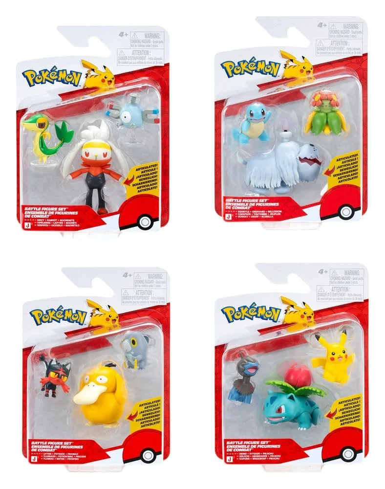 Pokémon Action Figures – Battle Figure 3-Pack Assortment Version 29 2