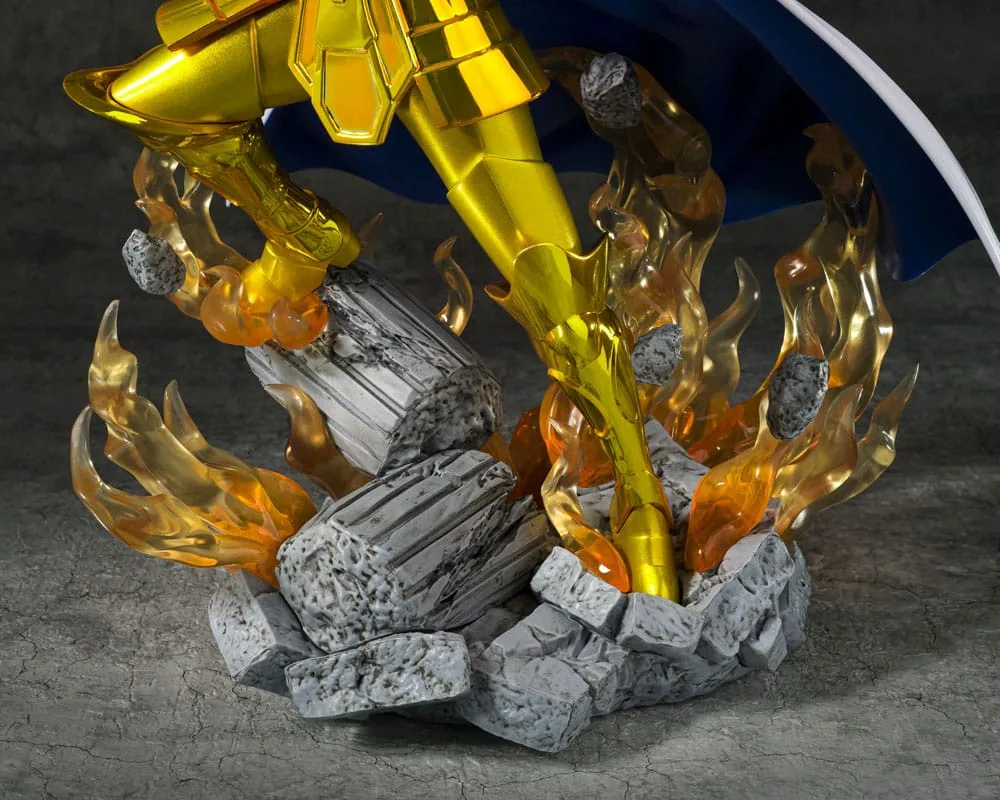 Saint Seiya Statue – Gemini Saga Metallic Touch 21 cm 6