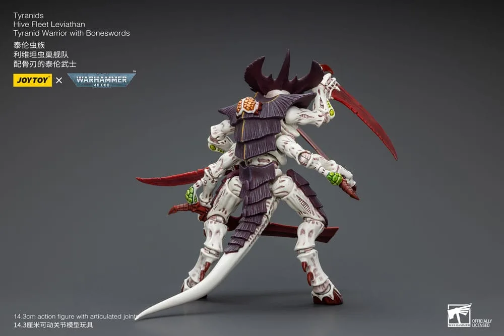 Warhammer 40k Action Figure – Tyranid Warrior with Boneswords 12 cm 8