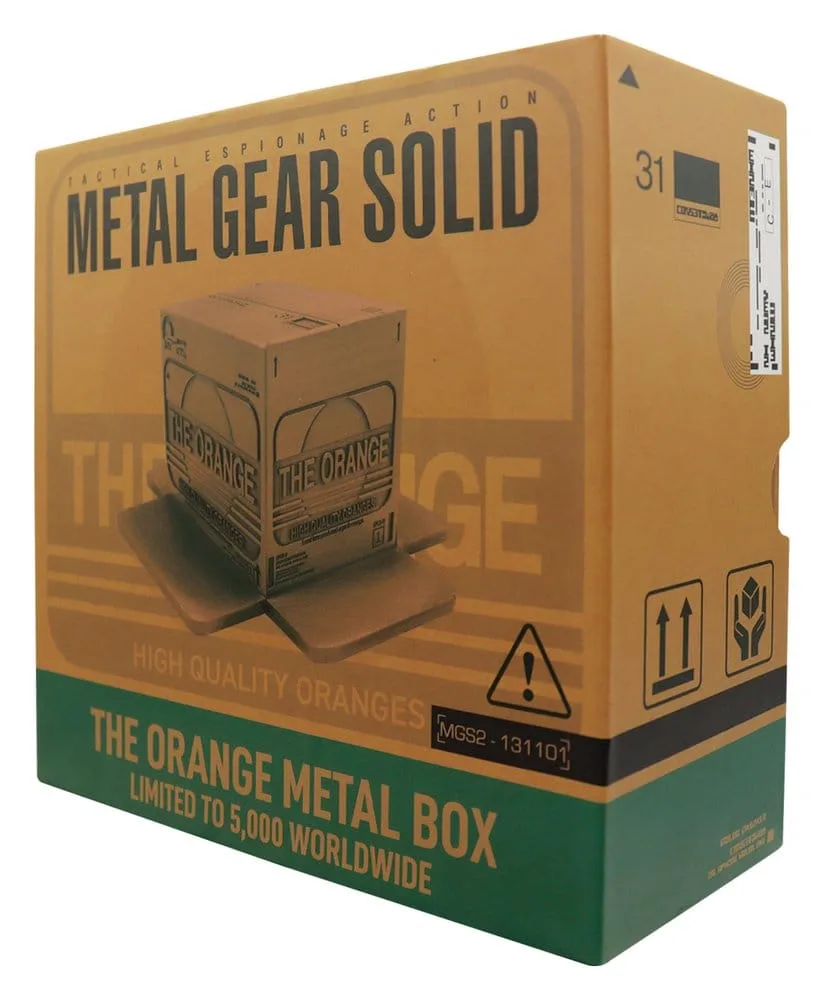 Metal Gear Solid 2 Replica – Antique Gold Cardboard Box 2